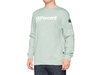 100% Manifesto Crewneck Sweatshirt  L Pale Aqua