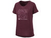 iXS Flow Women Contour Tech Tee Short Sleeve  40 Raisin